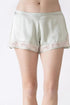 Nk Imode Gardenia Lace Trim Silk Tap Pant